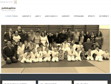 Tablet Screenshot of judokaplice.cz